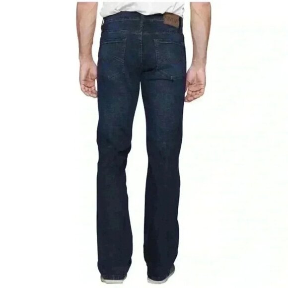 Urban Star Men’s Jeans 2 Pairs Blue Size 30 Relaxed Fit Stretch Work Jeans - Picture 2 of 15